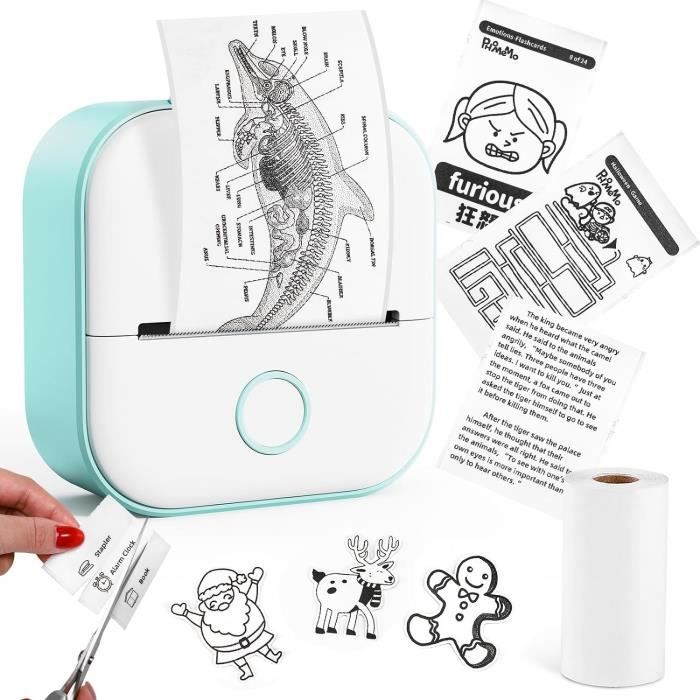 Memoking M833 Wireless Bluetooth Thermal Printer A4 & Letter, Ink Free & Wireless, Compatible with Phone & Laptop, for Home/Office/Travel(With 1 A4 Thermal Paper Roll Memoking M833 Wireless Bluetooth Thermal Printer A4 & Letter, Ink Free & Wireless, Compatible with Phone & Laptop, for Home/Office/Travel(With 1 A4 Thermal Paper Roll