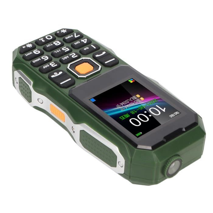 Téléphone portable senior SURENHAP W2021 - 18 pouces - 5800 mAh - OD Vert
