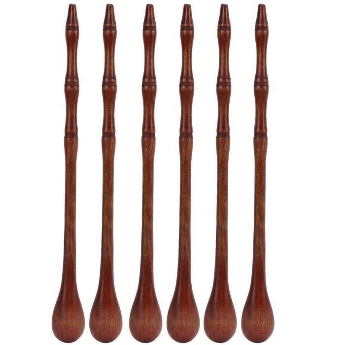 Lot de 50 cuillères à miel en bois à long manche - Pour pot à miel, café, lait, thé, ustensiles de cuisine Lot de 50 cuillères à miel en bois à long manche - Pour pot à miel, café, lait, thé, ustensiles de cuisine