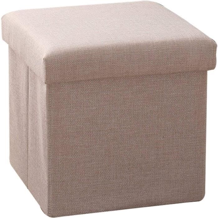 Pouf repose-pieds pliable