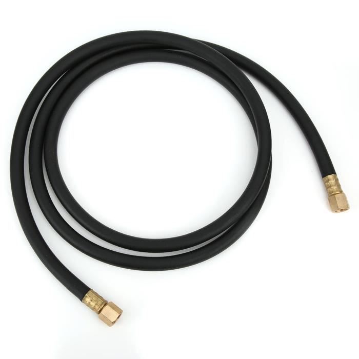 Tuyau Soudage Gaz Inerte FTVOGUE 2m - 1/4" - Argon CO2 Azote - Caoutchouc Et Laiton