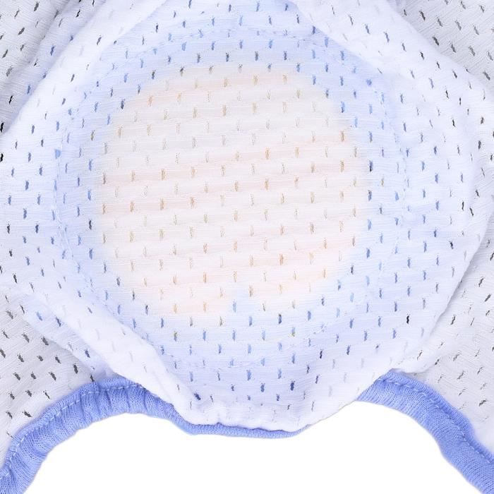 Blue 1 3 paires de genouillères pour bébé pour ramper des jambières de sécurité protège-genoux pour bébé avec des points en caoutchouc pendant 6 à 24 mois 