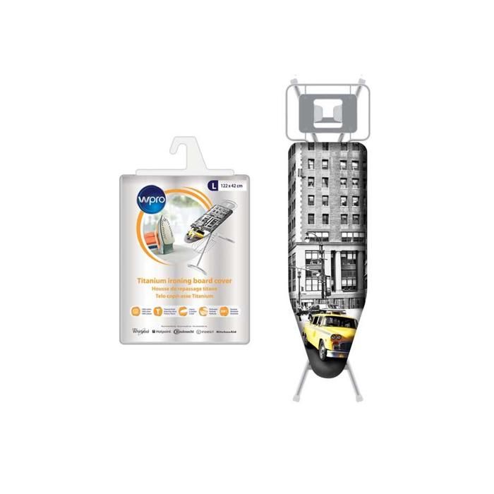Housse de repassage 122 x 42 cm - Centrale Vapeur Fer à Repasser - (166472.0) - Whirlpool
