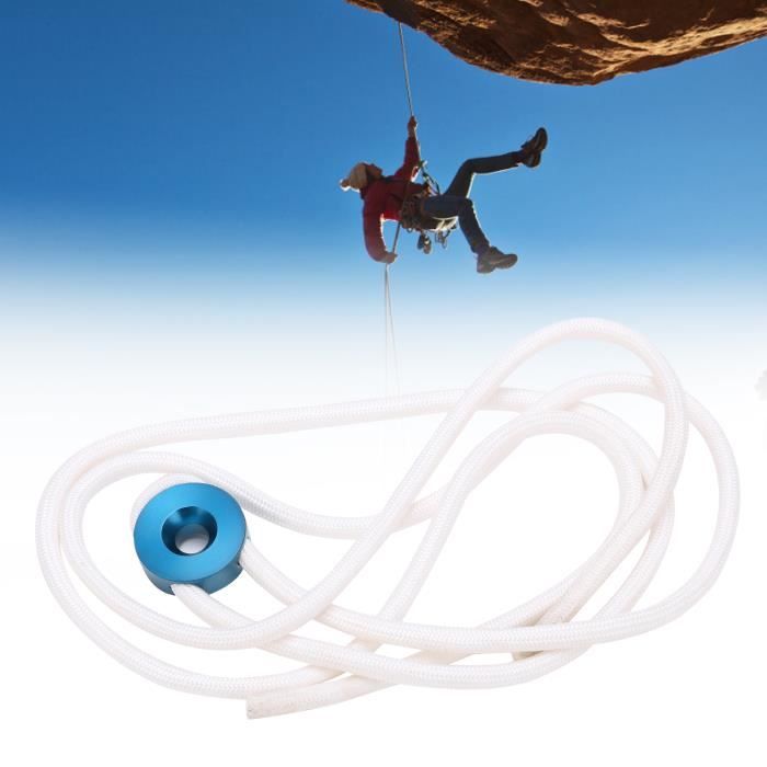 Poulie à Roulement Lisse Sprenger Pour Cordage 6 Mm - 2 Réas, Anneau, Charge Travail 175 Kg - Acier Inoxydable