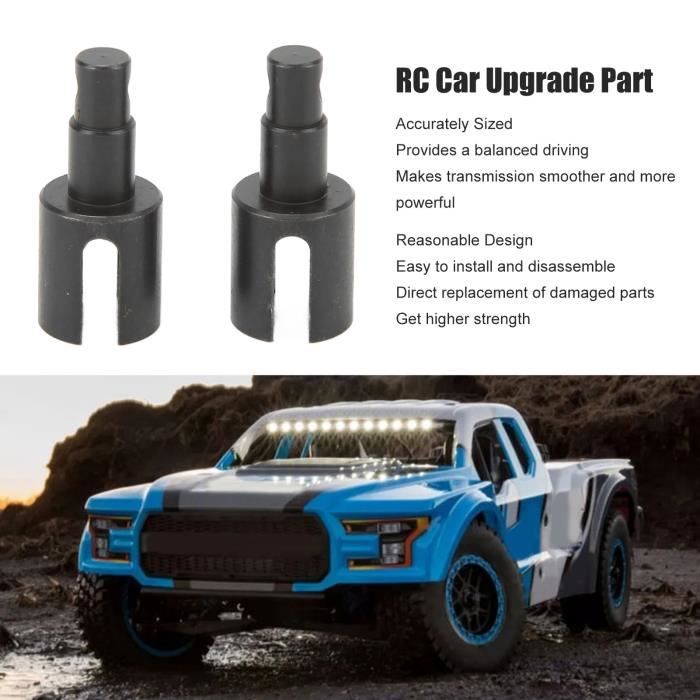 2 Pièces Coupleur Central Drive Cup - Joint RC Pour LOSI 1/10 Tenacity Pro 4WD Brushless SCT - Pièce Métal Renforcée Performante