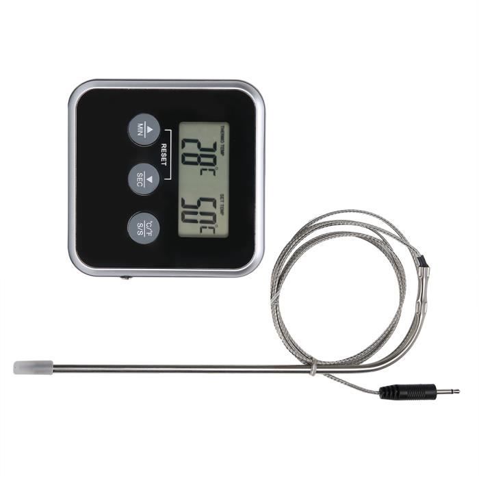 Thermomètre De Cuisson TFA Dostmann - Sonde Acier Inox - Plage -20°C à 300°C - Alarme