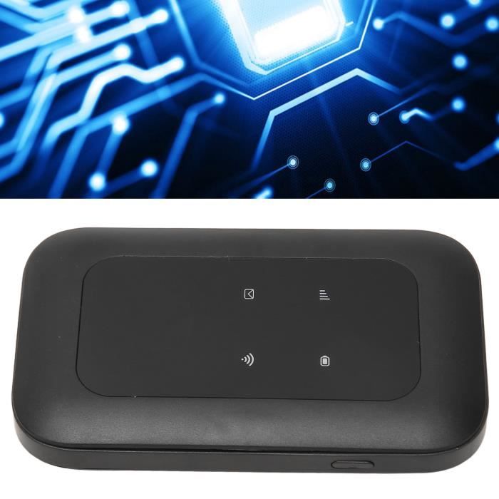 Hotspot WiFi Mobile 4G LTE - Routeur Portable, Jusqu'à 150 Mbps, Batterie 2100 MAh, Partage Avec 10 Appareils, Compatible Carte SIM (non Fournie)