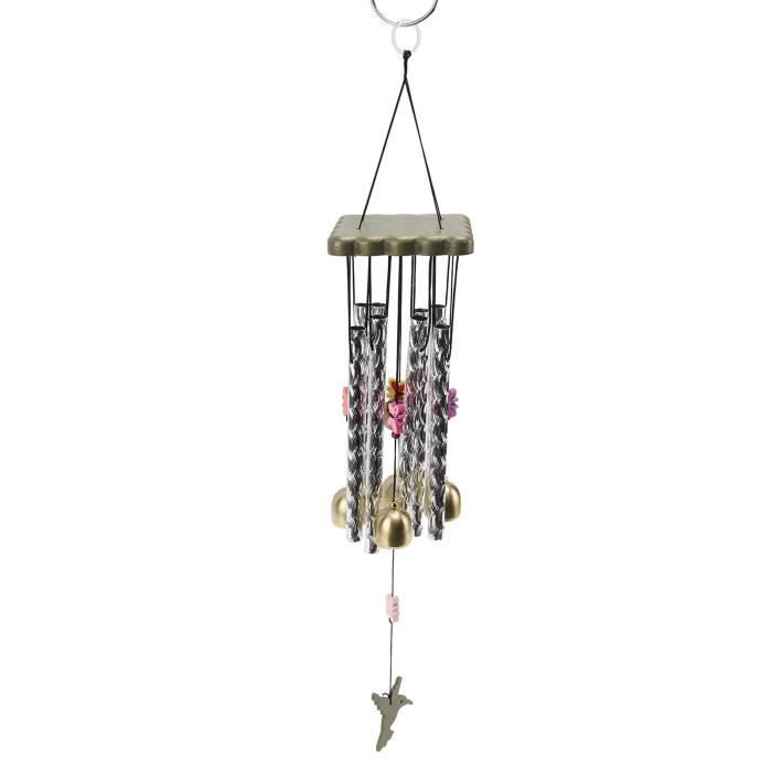 Carillons éoliens En Bambou 25 Pouces – 5 Tubes, Son Apaisant, Pour Jardin, Patio, Décoration Extérieure - 7
