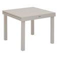 Table rectangulaire extensible Piazza 8 p. argile Hespéride - Argile-1