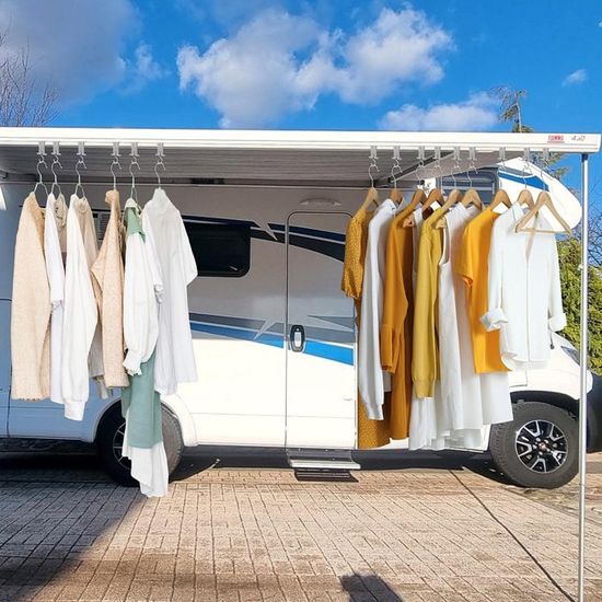 Lot De 12 Butées De Rail Pour Rideaux – Blanc, Finitions Super Crest, Compatibles Cannes