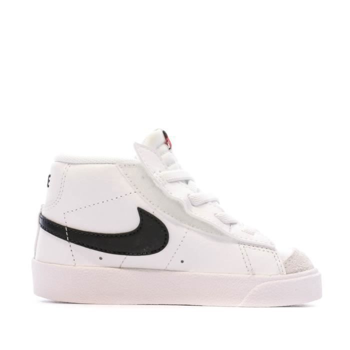 Chaussures montantes bébé Nike Blazer Mid 77 Cuir blanc