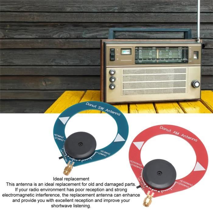 Antenne Donut - SALUTUYA - Mini boucle portable - Anti-interférence