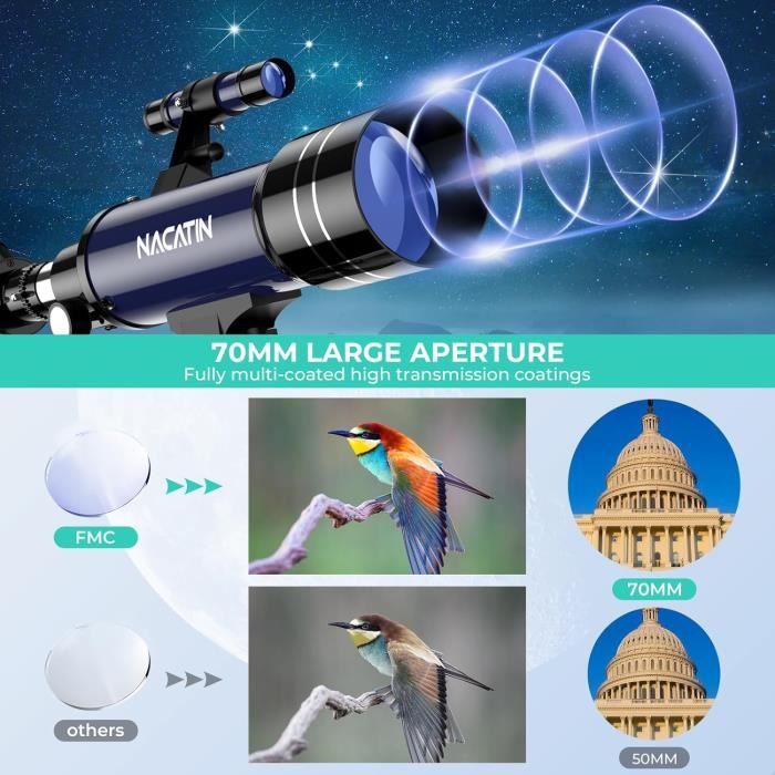 NACATIN Telescope, Télescope Astronomique pour Enfant,Debutant Et — free download