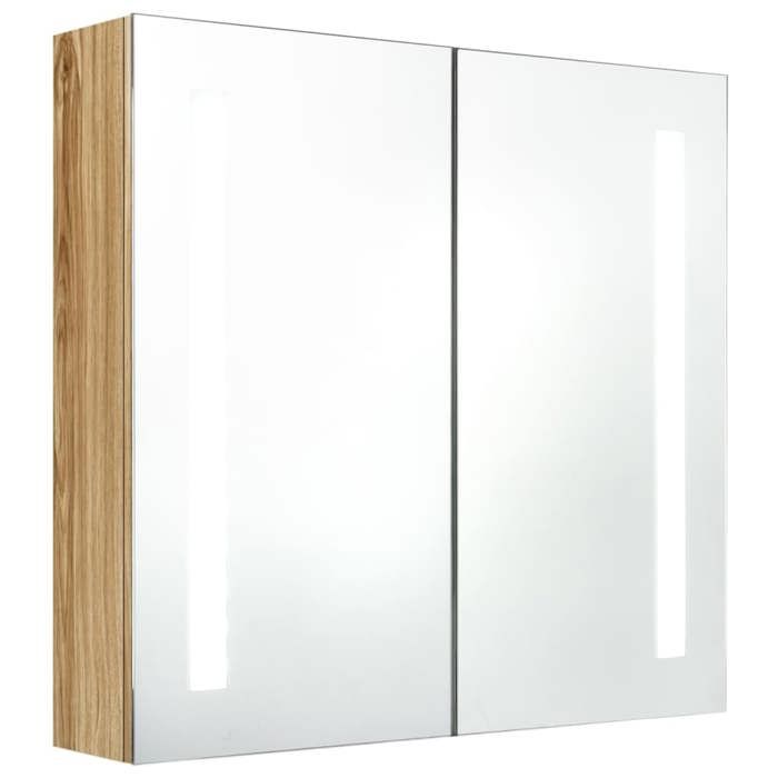 VidaXL Armoire à miroir de salle de bain Noir 62,5x20,5x64cm Aggloméré - Maison VidaXL Armoire à miroir de salle de bain Noir 62,5x20,5x64cm Aggloméré - Maison