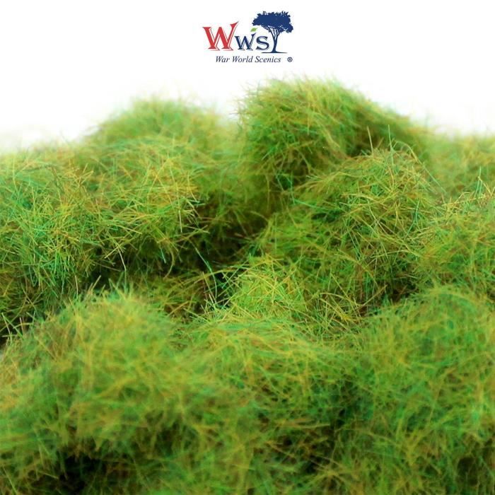 Herbe Statique Printemps 10 Mm – 30 G, Pour Maquettes Réalistes, Dioramas Et Réseaux Ferroviaires, Dès 14 Ans