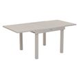 Table rectangulaire extensible Piazza 8 p. argile Hespéride - Argile-2
