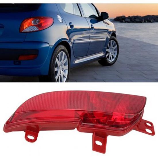 Ocnvlia Feu Arrière Pare-Chocs Gauche 6350HA Avec Ampoule Pour Peugeot 206 207