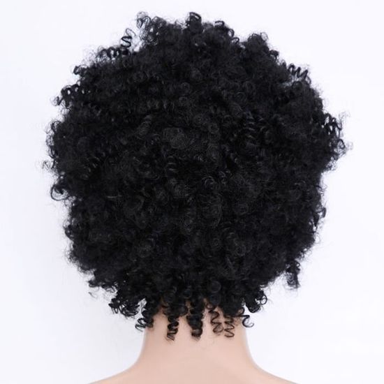 perruque ondulée naturel afro