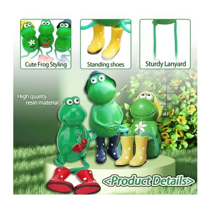 Grenouille Solaire - Décoration De Jardin - Statue Amusante De Grenouille - Décoration De Jardin