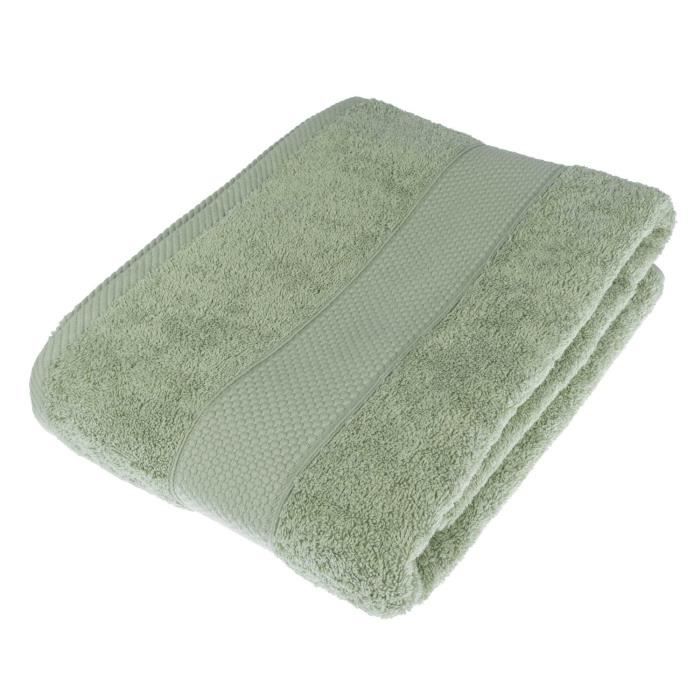 Homescapes Turkish Cotton Bath Sheet Sage Green Very Soft and Absorbent 500 GSM Heavy Weight Towel for Everyday Luxury Cdiscount Maison