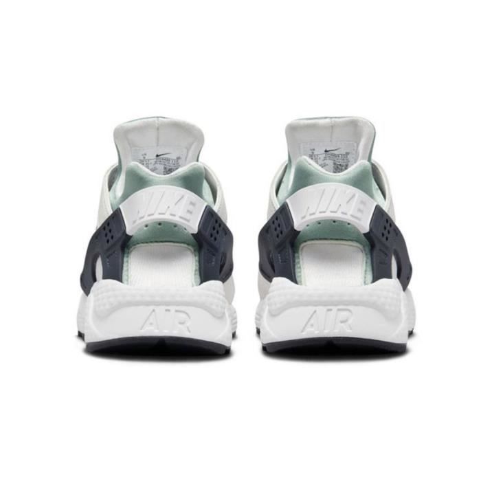 Chaussures NIKE Air Huarache Mica Green W Blanc Femme Adulte Synthetique Lacets Plat
