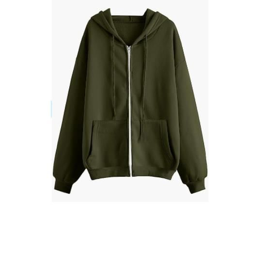 Générique Sweat A Capuche Femme Veste Zippé Sweatshirt Sweat