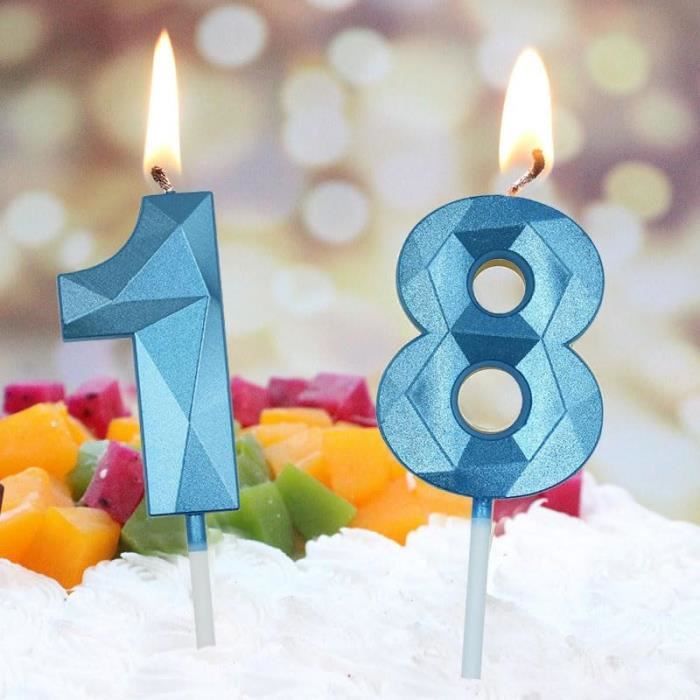 Bougies Dorées Pour 25E Et 52E Anniversaire Pour Gâteaux, Numéro 25, 52