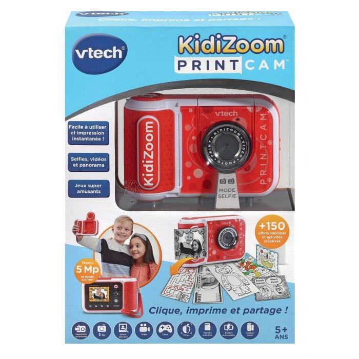 Appareil photo VTECH Kidizoom Duo Rose - Double objectif, 8 en 1, 5 jeux,  antichoc - Pour enfants dès 3 ans - Cdiscount Jeux - Jouets