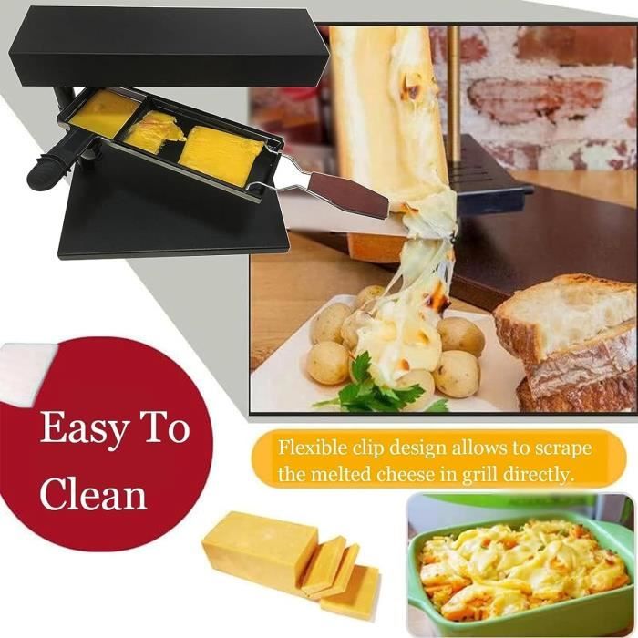 Fondoir à Fromage à Raclette, Gril De Table à Raclette, Mini Gril à