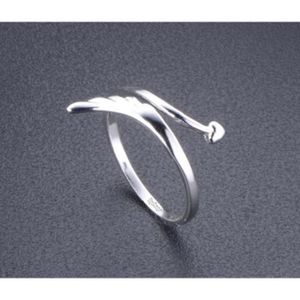 Bague Ouverte Ajustable pour Mariage//Fian/çailles avec Bo/îte-cadeau MINCHEDA Bague Femme Colibri Reglable Bague Cristal avec Anneau Ouvert Argent Sterling 925