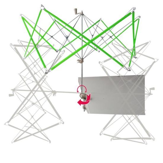 QUMAO Bobinoir Parapluie /Écheveaudoir en Plastique Tricot Holder pour Pelote de Laine