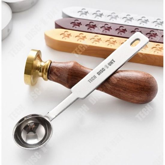 Td Boite De Sceau 6 Cachet De Cire Medieval Tampon Coffret Set Ensemble Encreur Cirage Kit Vintage Invitation Peinture Bureau Pro Cdiscount Bricolage