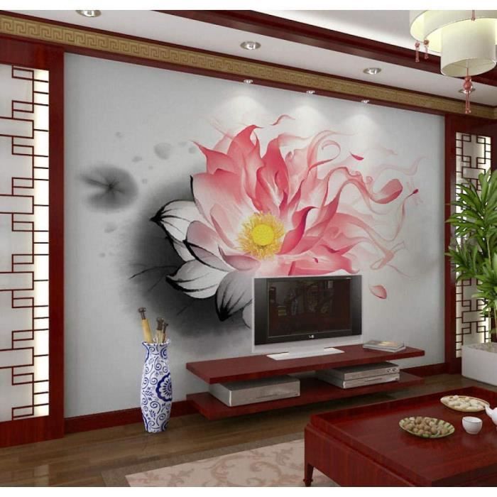 Papier peint adhésif - Pastel Paper Art Roses - Mural Carré