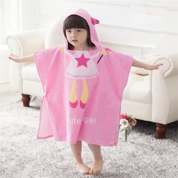 WAIWAIZUI Serviette à Capuche Bébé fille plage Peignoir de Bain Sorties