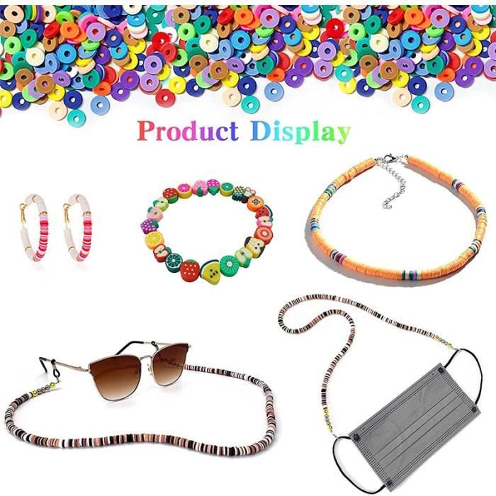 SUPERFINDINGS Lot De 400 Perles En Argile Polymère Pour La