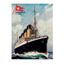 Titanic White Star Ship Vintage 4 x Aimants de réfrigérateur A