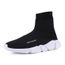 basket chaussette homme noir