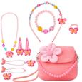 Sac à Main en Peluche Bijoux pour Enfants - AUTREMENT - Petites Filles - Rose - Cadeau d'Anniversaire - Jeux - Jouets