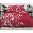 Housse de couette 220x240 rouge