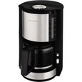 KRUPS Pro Aroma Plus Cafetière filtre électrique, 1,25 L soit 15 tasses, Machine à café, Noir et inox  KM321010-0