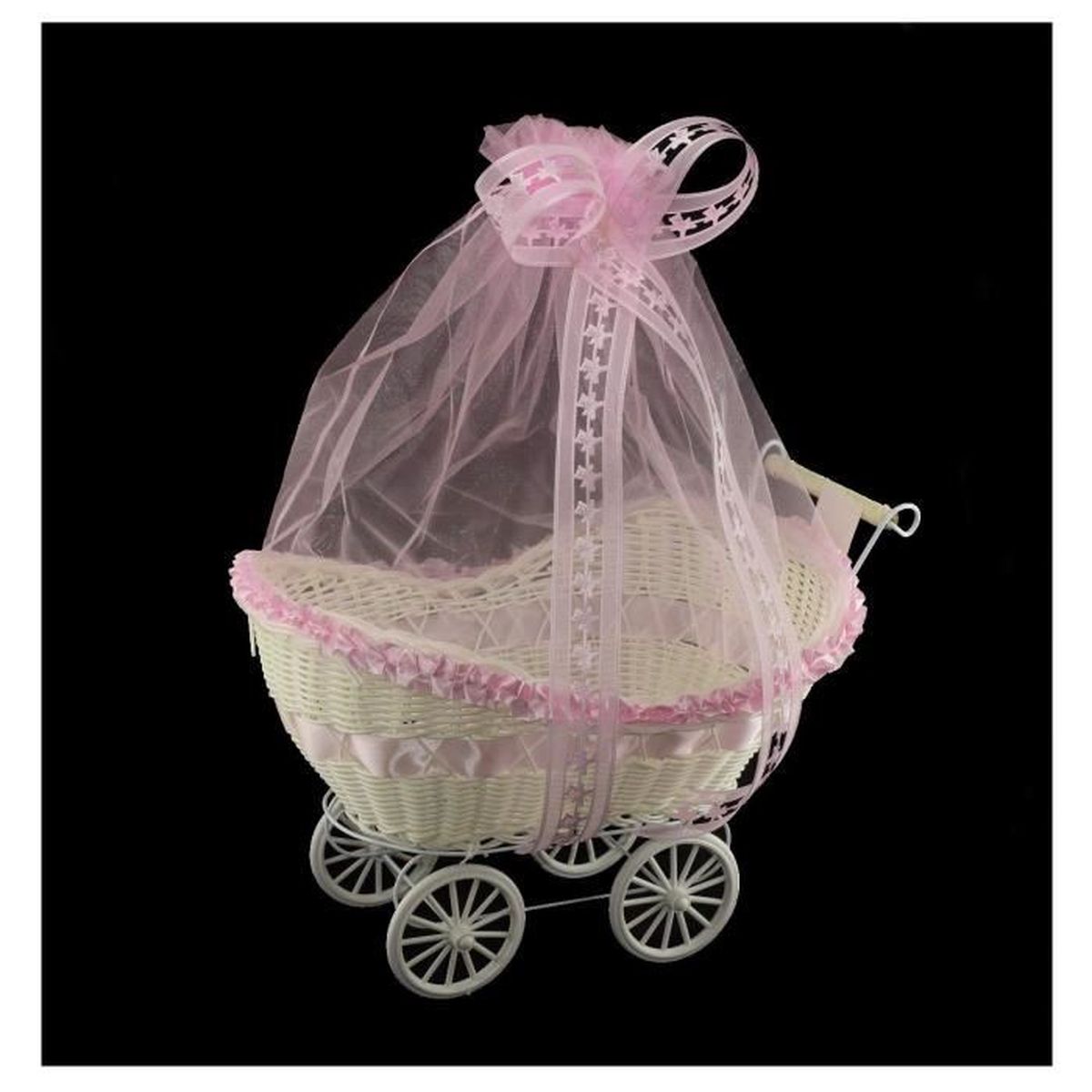 Corbeille Panier Poussette à Dragées Décoration Cadeaux ...