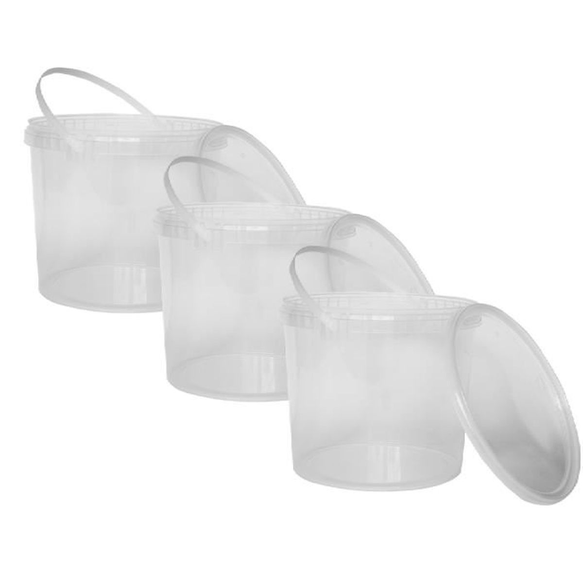 Lot de 12 doublures de tambour en plastique transparent de 150 litres - Résistantes - Anti-fuite - Pour conserver les légumes, mariner, saumurer la pelouse, les ordures, la construction industrielle