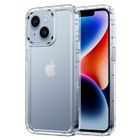 Coque transparente - YAEFDD - iPhone 14 - Antichoc - Protection appareil photo - Découpe précise