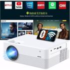 JEEMAK Vidéoprojecteur 720P 6000 Lumens WiFi Bluetooth Projecteur Portable avec Android TV Netflix