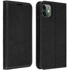 Étui Folio - AVIZAR - iPhone 11 - Cuir Véritable - 3 Porte-cartes - Support Vidéo