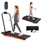 Tapis de Course Pliable et Inclinaible jusqu'à 3.3%,CITYSPORTS ZX2.Moteur 1400W,Vitesse 1-12km/h,Noir avec Rouge