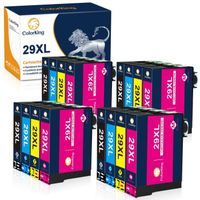 Cartouche d'encre Compatible Epson 29XL MOOHO - Pack de 16 - Noir, Cyan, Magenta, Jaune