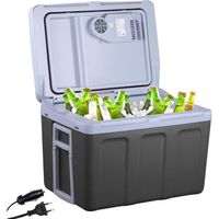 AREBOS Glacière 40 litres | pour Refroidir & Maintenir au Chaud | Mini réfrigérateur | Réfrigérateur Mobile avec Mode ECO | 12/230