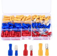 Kit de connecteurs de câble à sertir, bornes à sertir isolées, connecteurs rapides électriques-rouge, jaune, bleu, 150 pièces