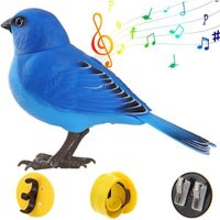Faux Oiseaux Sound Et Mouvement Activé des Oiseaux en Chant avec Une Souris Mobile , Pas De Batterie